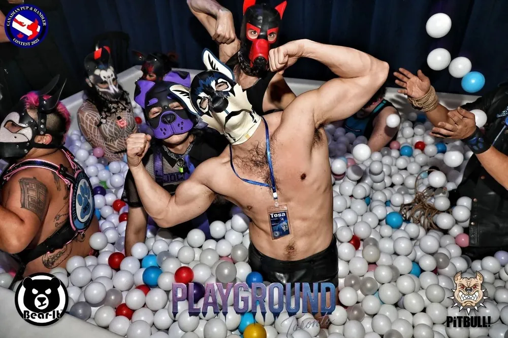 Playground ball pit at Northlands Fest